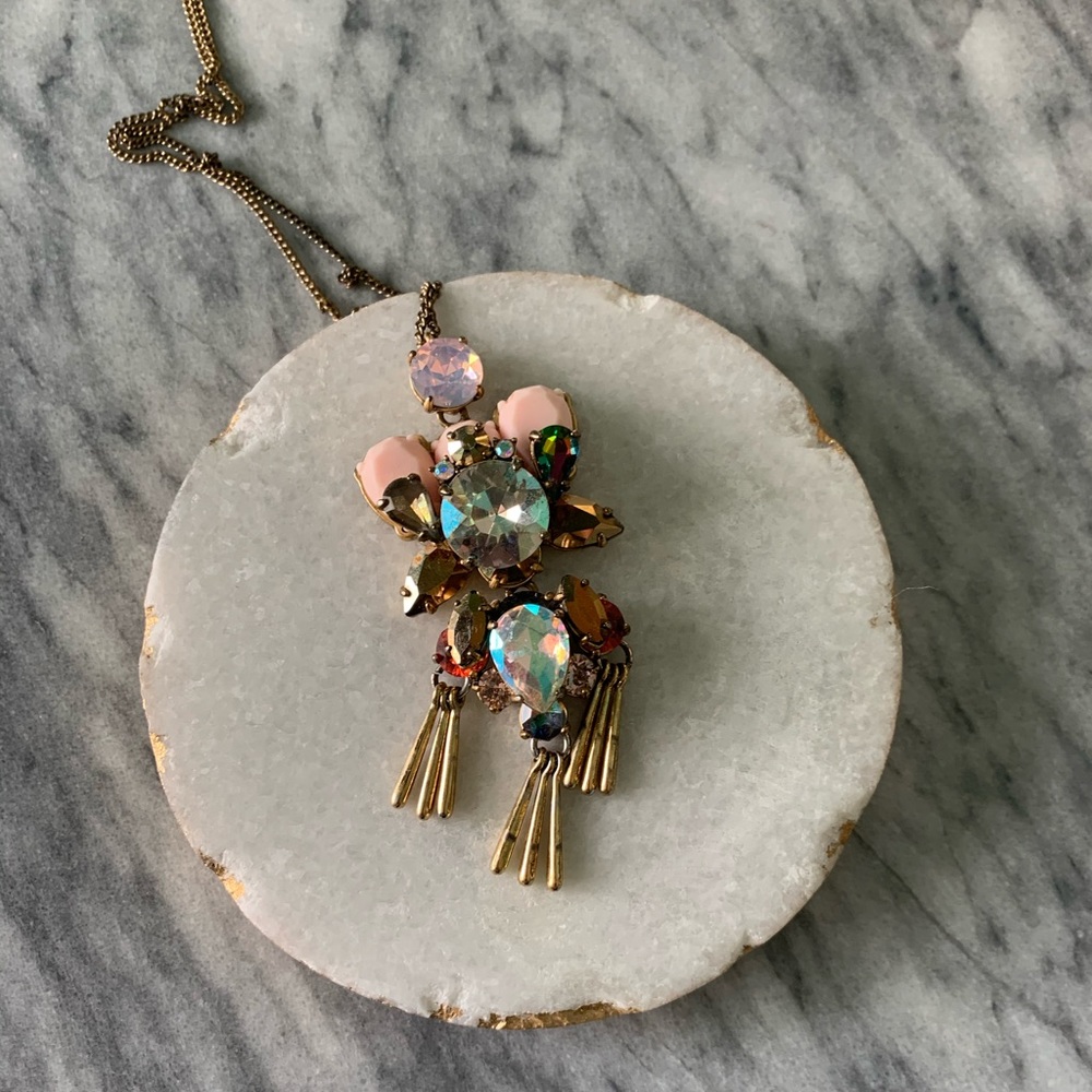 J. Crew Long Statement Necklace